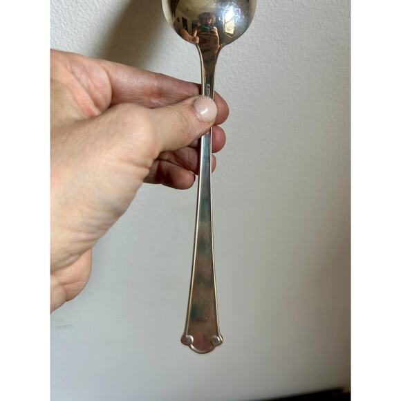 Vintage S Kirk & Son Sterling Serving Spoon | Serving Spoon | 925 Silverware - Picture 5 of 6
